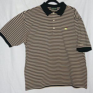 Masters Collection Striped Official Golf Shirt ~L~